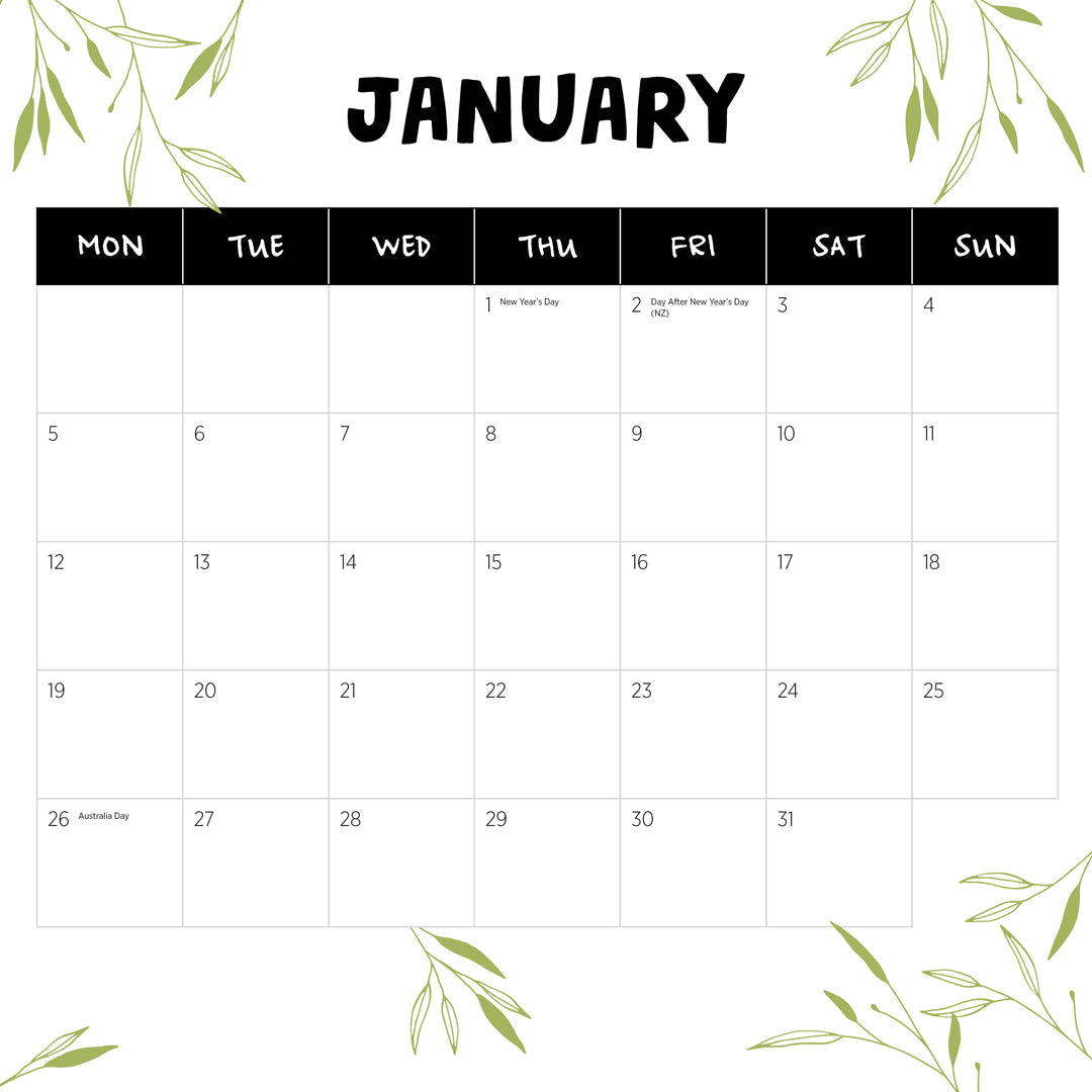 Our Australia Queensland 2026 Calendar - Paper Pocket Calendars ...