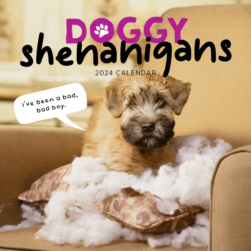 2024 Doggy Shennanigans Calendar – Cover Image