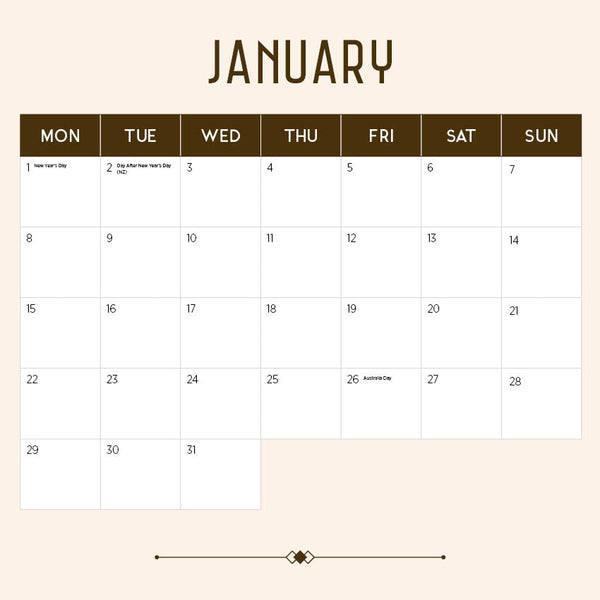2024 Gangs Of Meerkat Manor Calendar – Month Overview