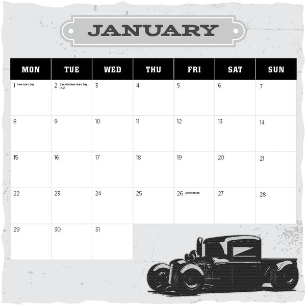 2024 Hot Utes Calendar – Month Overview