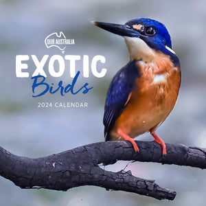 2024 Our Australia Exotic Birds Calendar – Cover Image