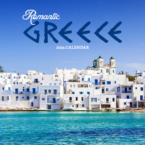 2024 Romantic Greece Calendar – Cover Image