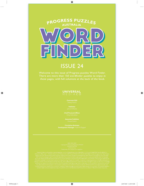 Progress Puzzles Word Finder #24