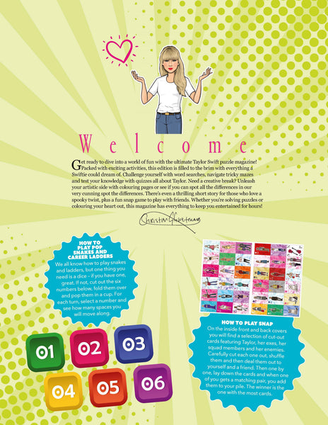 Taylor Swift Activity Book