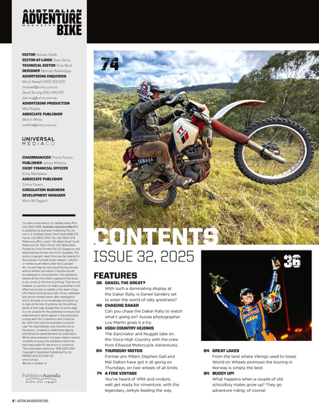 Australian Adventure Bike Magazine Issue 32