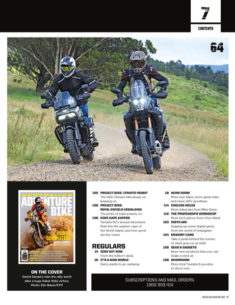 Australian Adventure Bike Magazine Issue 32
