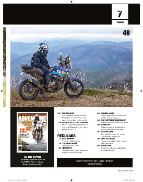 Australian Adventure Bike Magazine Issue 33