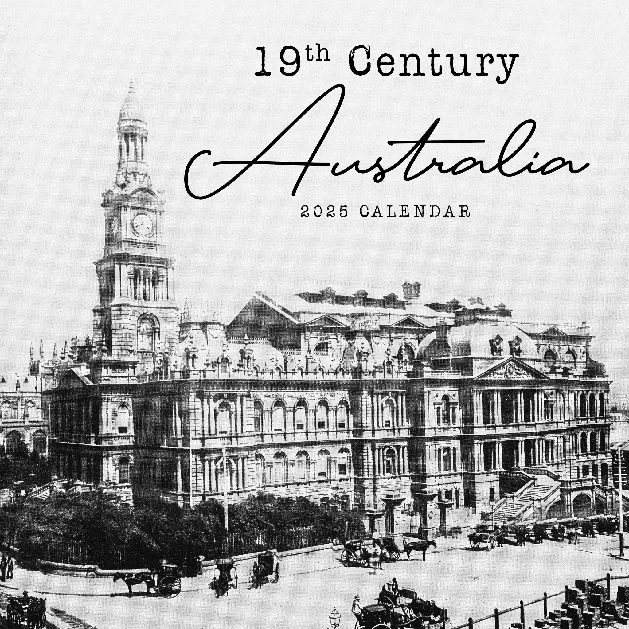 19th Century Australia Calendar 2025 Cover