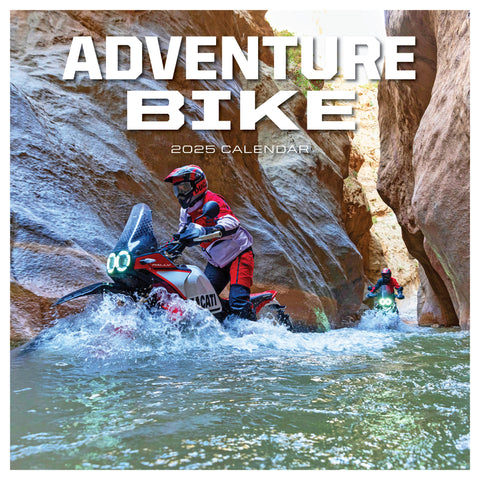 Adventure Bike Calendar 2025 Cover