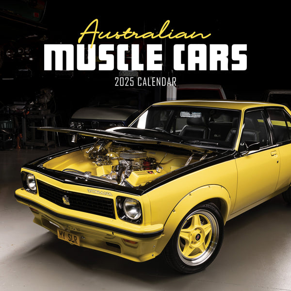 Australian Muscle Cars Calendar 2025 Cover
