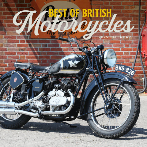 Best of British Motorcyles Calendar 2025 Cover