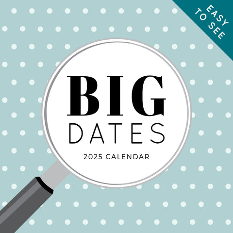 Big Dates Calendar 2025 Cover