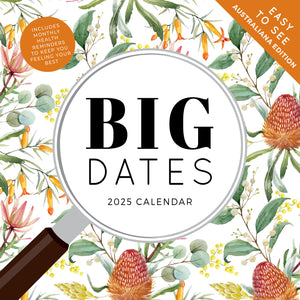 Big Dates Australiana Calendar 2025 Cover