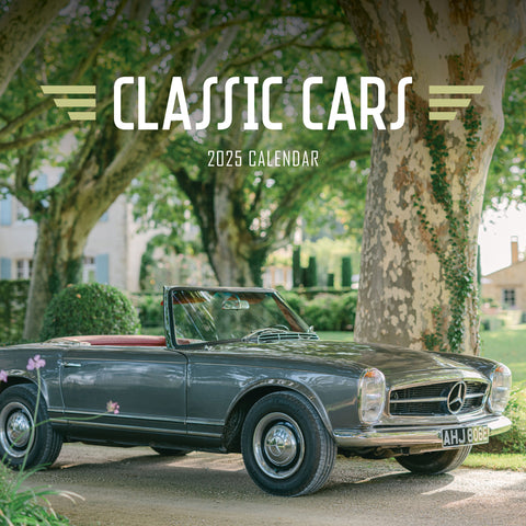 Classic Cars Calendar 2025 Cover