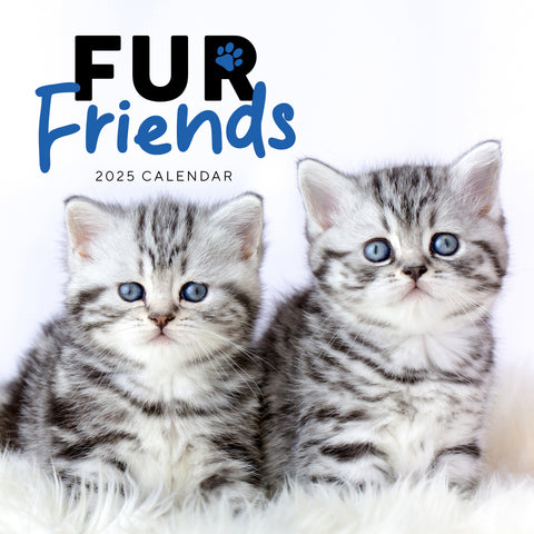 Fur Friends Calendar 2025 Cover