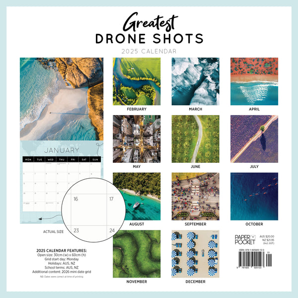 Greatest Drone Shots Calendar 2025 Monthly Overview