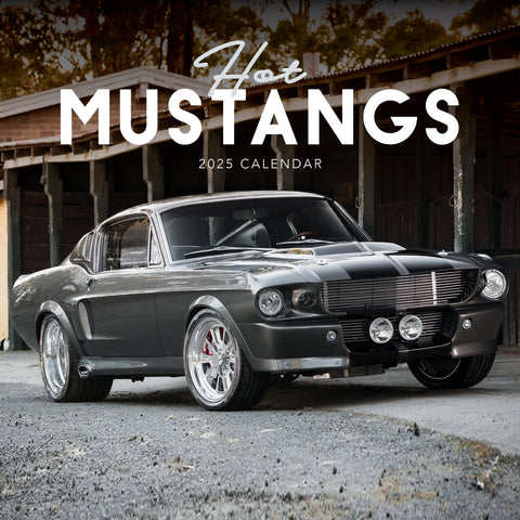 Hot Mustangs Calendar 2025 Cover