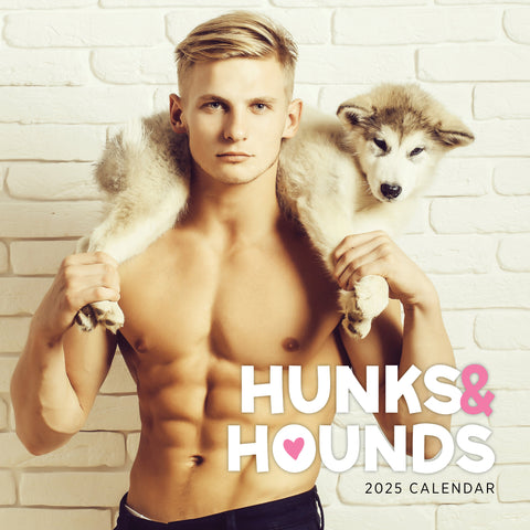 Hunk and Hounds Calendar 2025 Cover