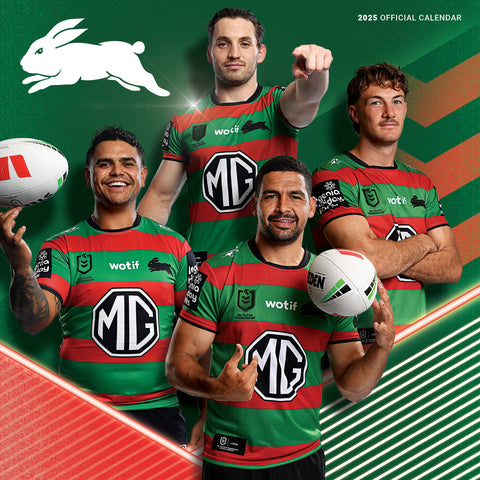 NRL South Sydney Rabbitohs Calendar 2025 Cover