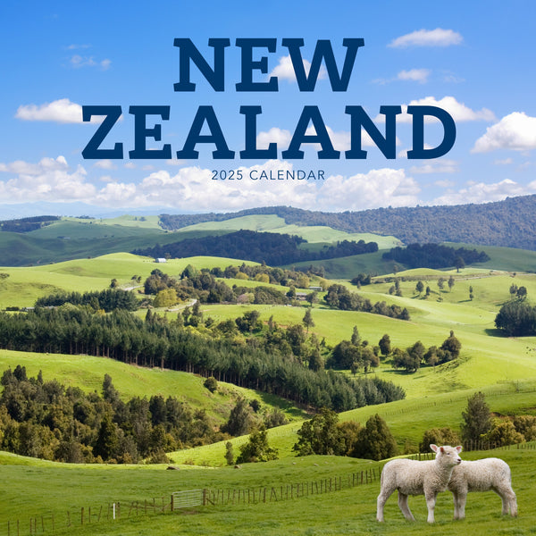 New Zealand Calendar 2025 Cover