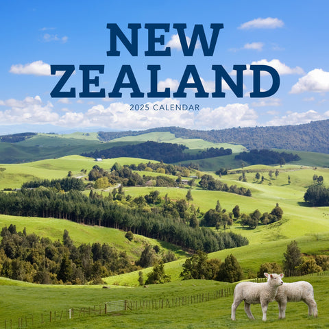 New Zealand Calendar 2025 Cover