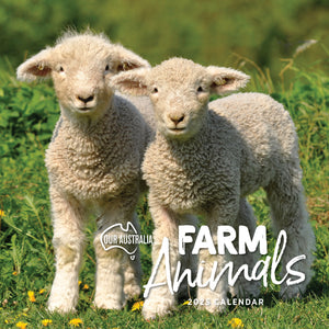 Our Aust. Farm Animals Calendar 2025 Cover
