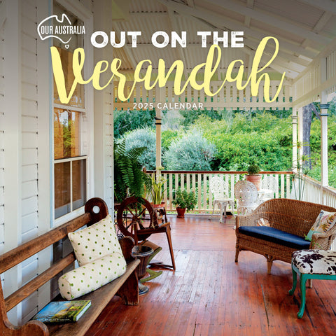 Our Aust. Out on the Verandah Calendar 2025 Cover