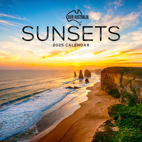 Our Aust. Sunsets Calendar 2025 Cover