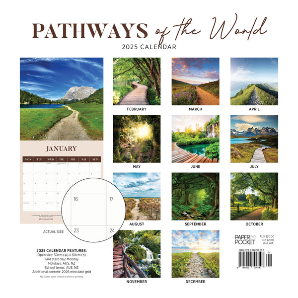 Pathways Calendar 2025 Monthly Overview