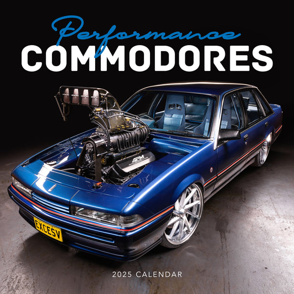 Performance Commodores Calendar 2025 Cover