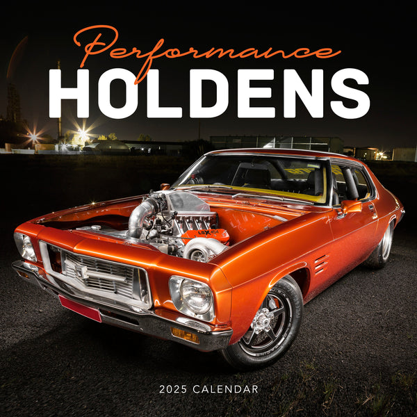 Performance Holdens Calendar 2025 Cover