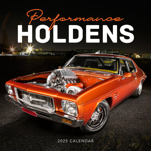 Performance Holdens Calendar 2025 Cover