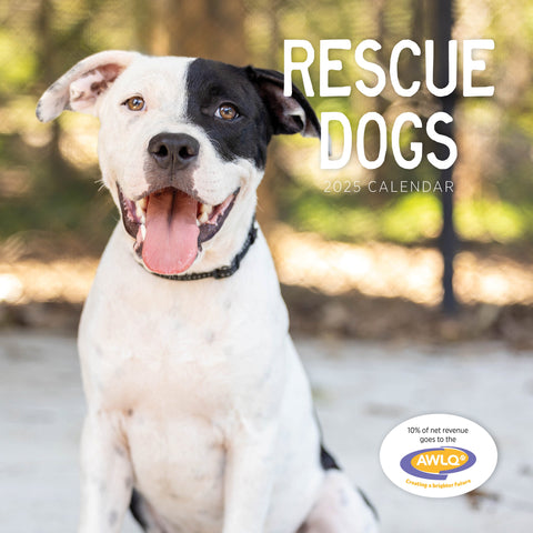 Rescue Dogs Calendar 2025 Cover