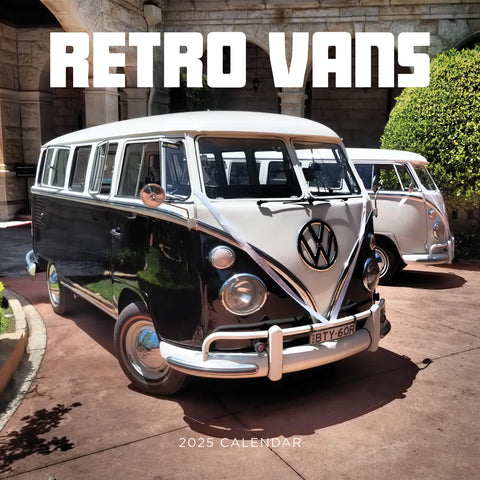 Retro Vans Calendar 2025 Cover