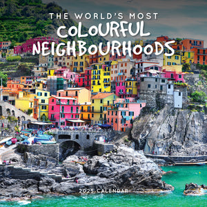 The World's Most Colourful Neighbourhoods Calendar 2025 Cover