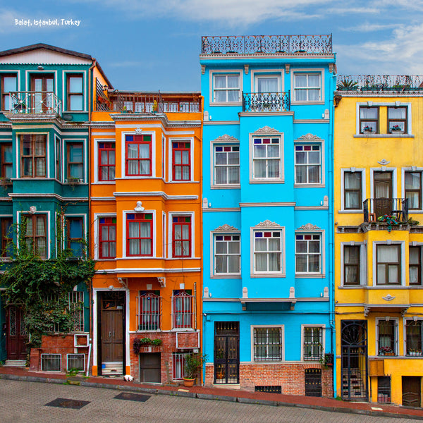 The World's Most Colourful Neighborhoods 2025 Calendar Internal Image