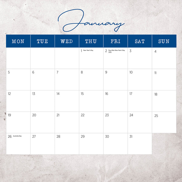 19Th Century England 2026 Calendar January