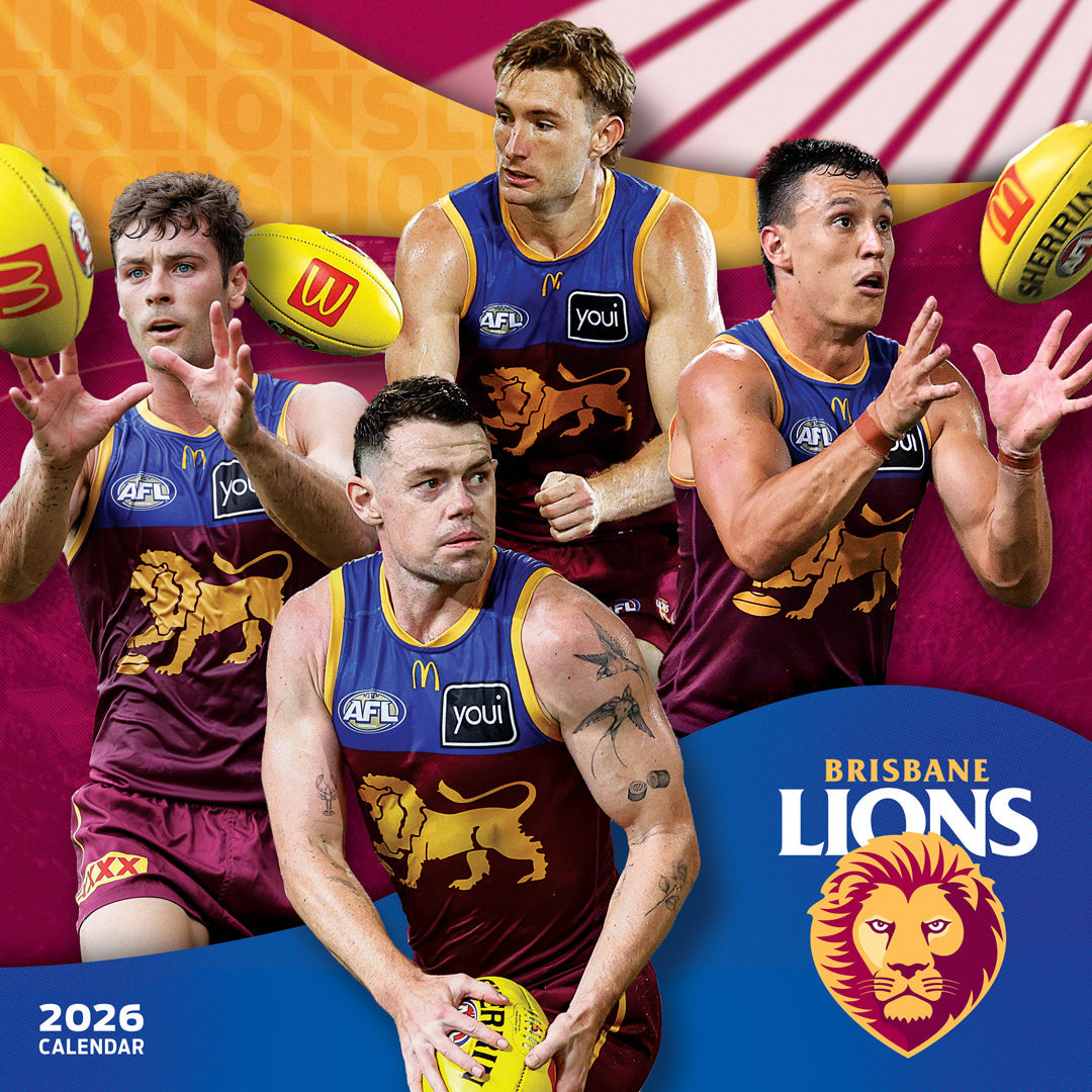 Afl Brisbane Lions 2026 Calendar Cover