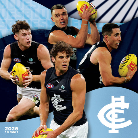 Afl Carlton Blues 2026 Calendar Cover