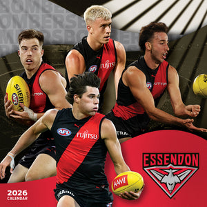 Afl Essendon Bombers 2026 Calendar Cover