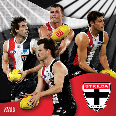 Afl St Kilda Saints 2026 Calendar Cover