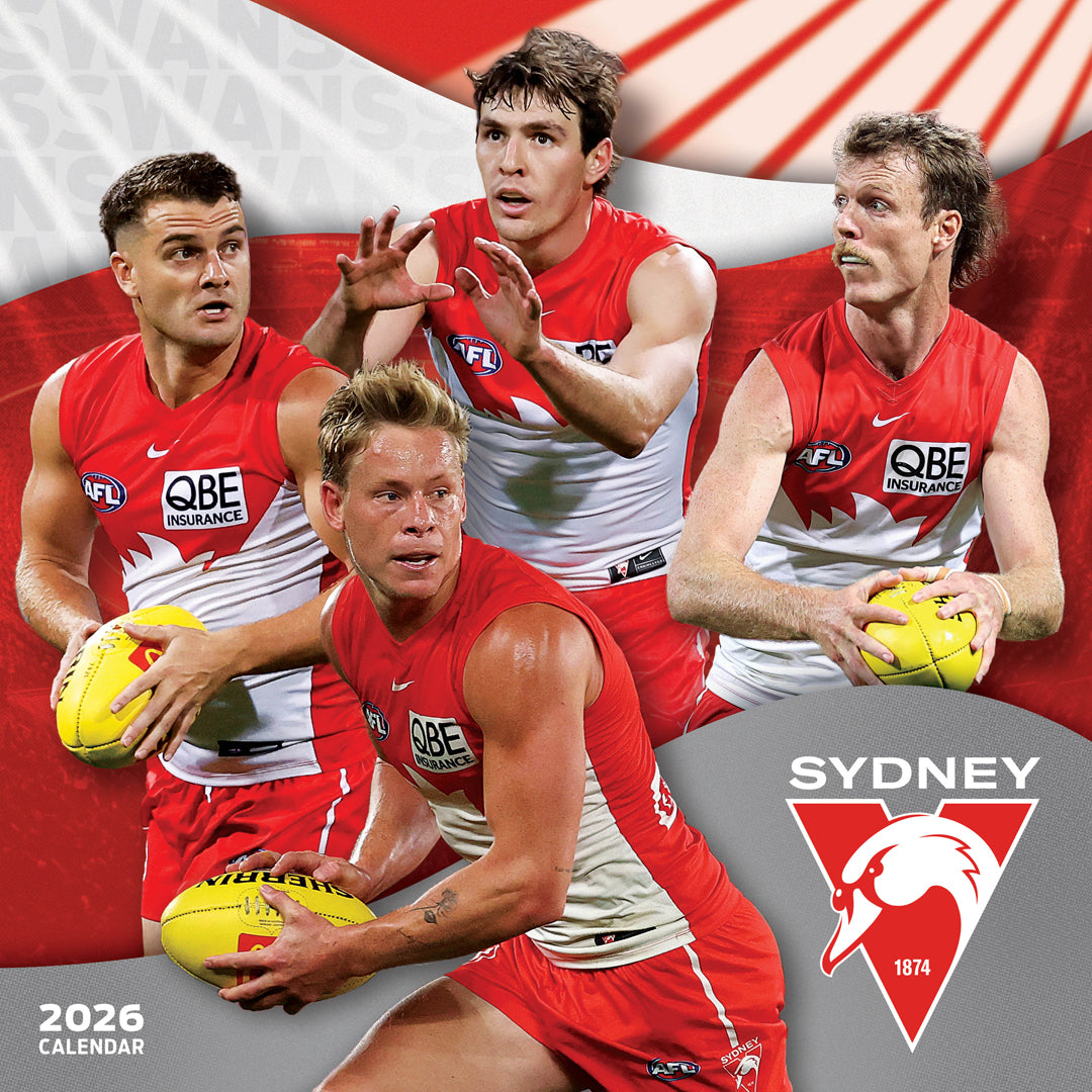Afl Sydney Swans 2026 Calendar Cover