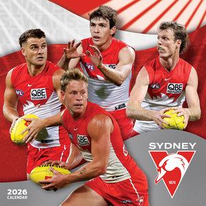 Afl Sydney Swans 2026 Calendar Cover