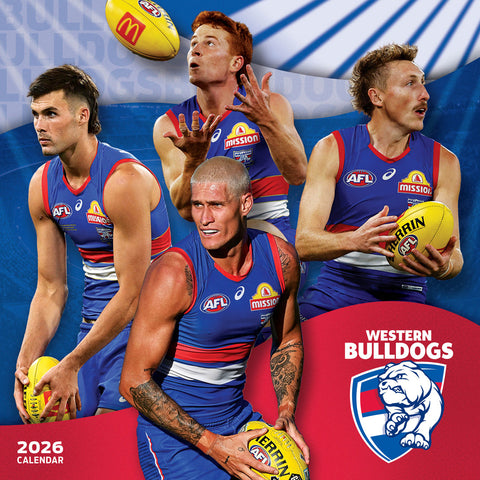 Afl Western Bulldogs 2026 Calendar Cover