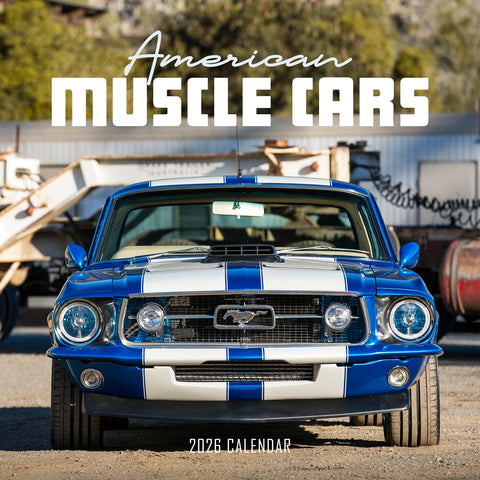 American Muscle Cars 2026 Calendar Cover