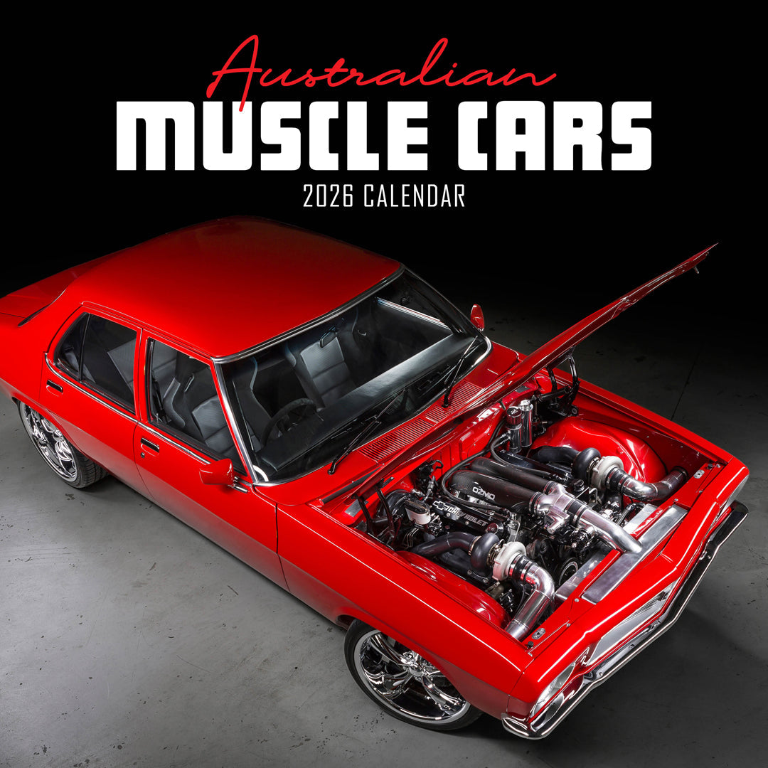 Australian Muscle Cars 2026 Calendar Cover
