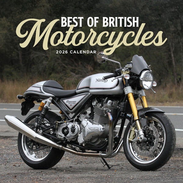 Best Of British Motorcycles 2026 Calendar Cover