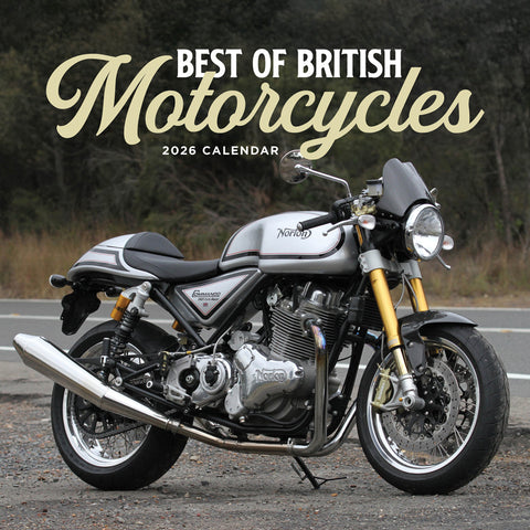 Best Of British Motorcycles 2026 Calendar Cover