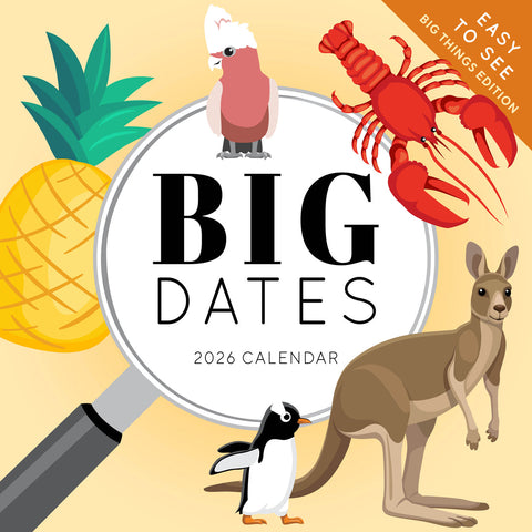 Big Dates Australias Biggest Things 2026 Calendar Cover