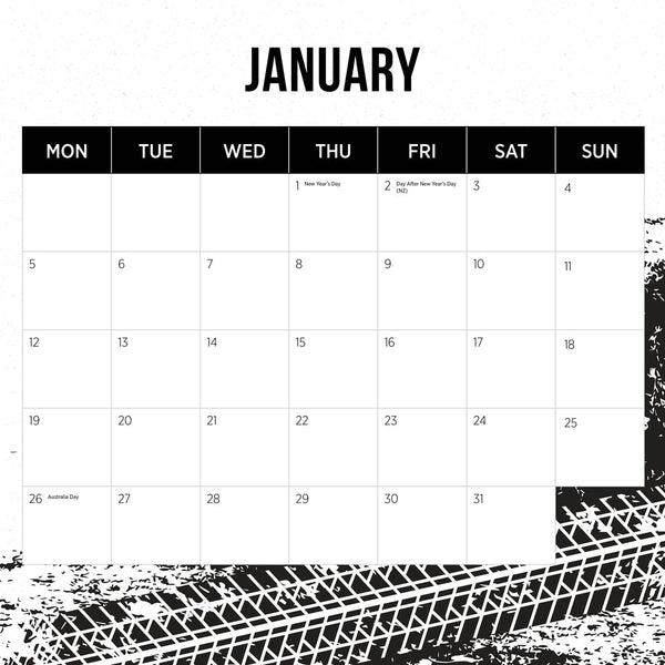 Big Rigs 2026 Calendar January